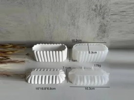 Molde silicona alhajero ovalado barras 